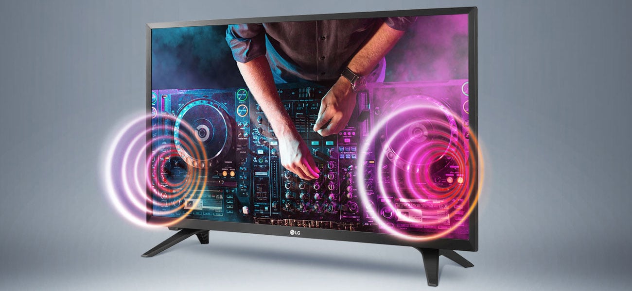 LG 24MT49VT-PZ TV 2 głośniki stereo o mocy 5 W