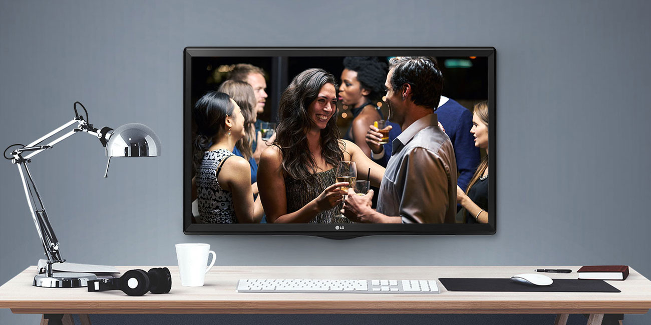 LG 24MT49VT-PZ TV Montaż ścienny