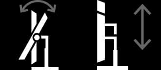 Monitor z regulacją kąta nachylenia