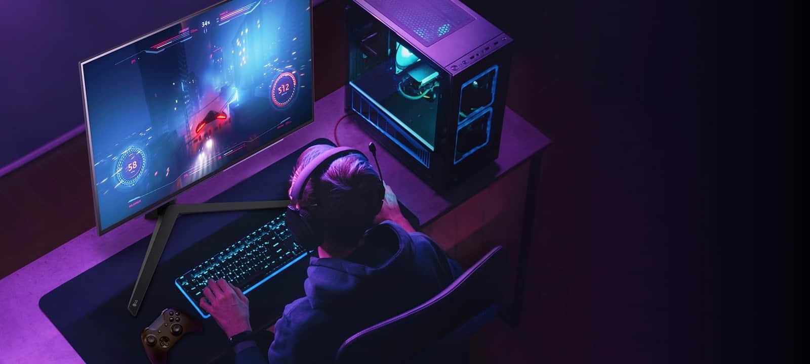 QHD OLED i 240 Hz przez HDMI 2.1.