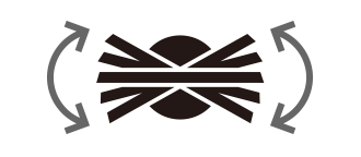 Monitor z regulacją obrotu na boki.