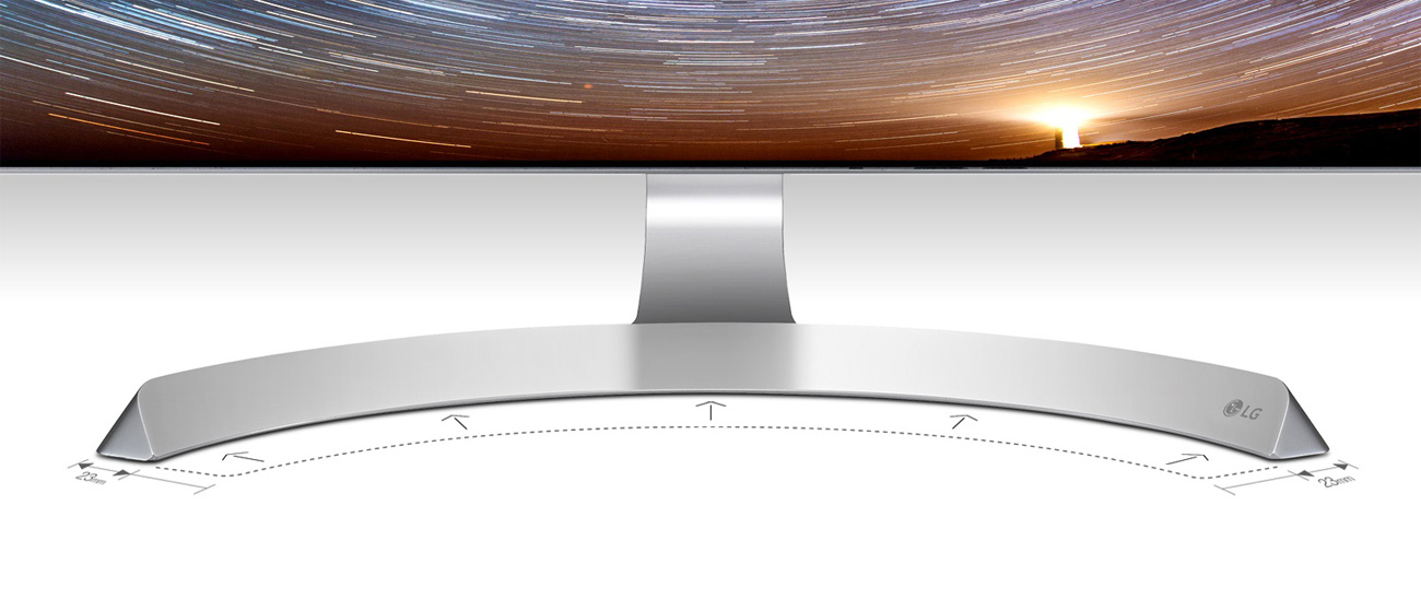LG 27MP89HM-S Podstawa Metalic Slim ArcLine