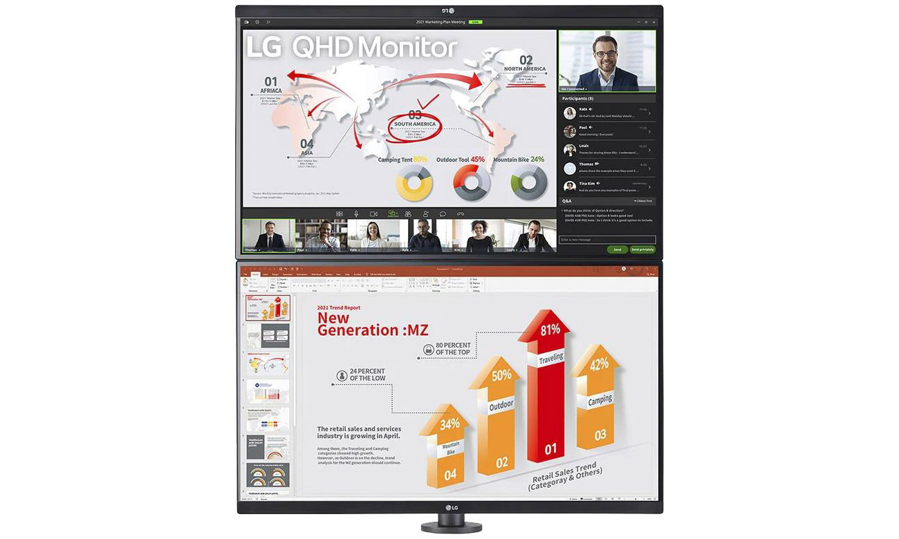 LG 27QP88D-B Ergo Dual