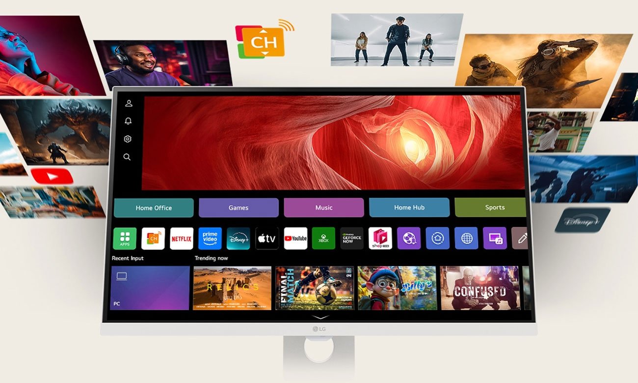 LG Smart Monitor 27U731SA-W