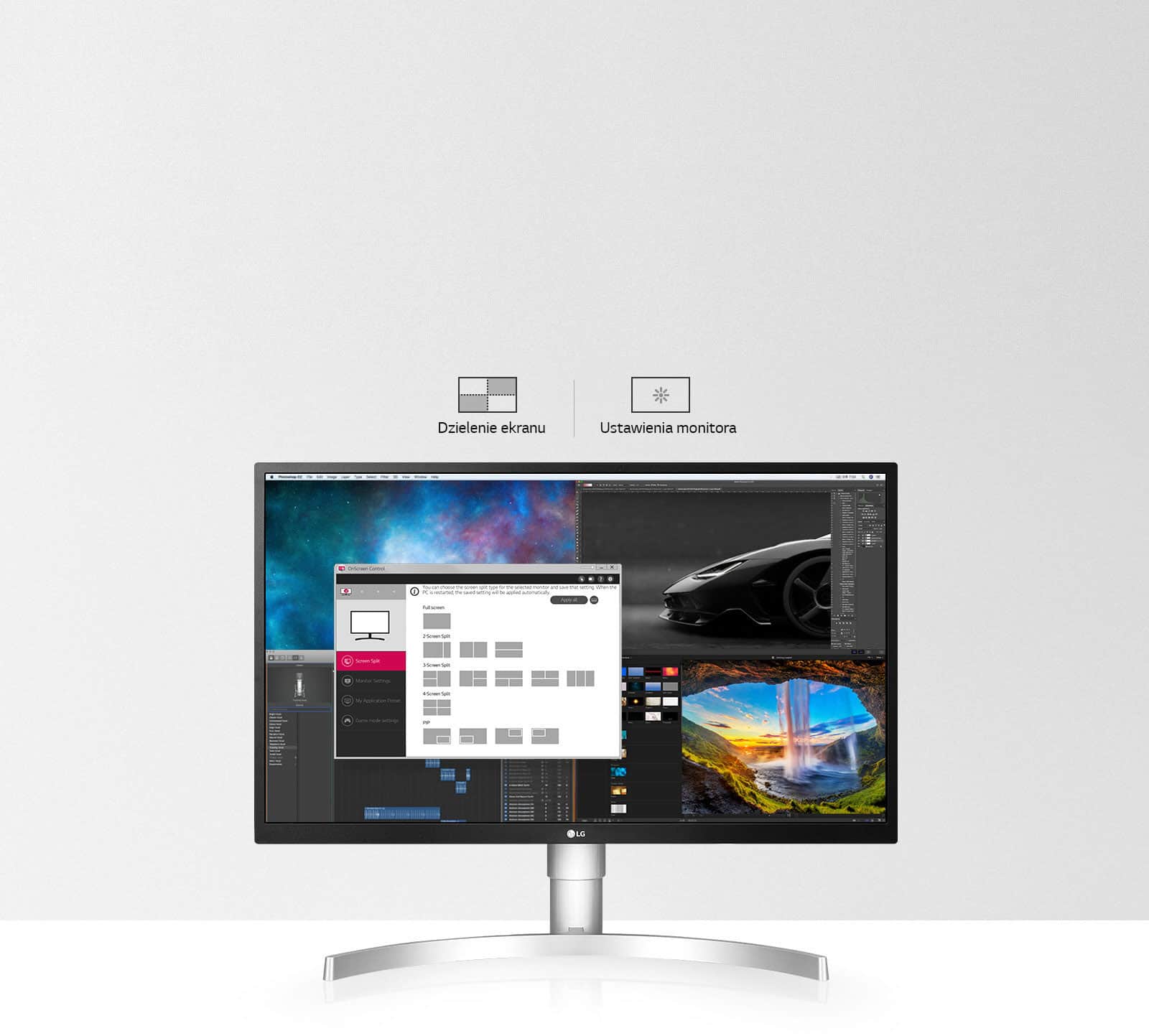 LG 27UL550P-W 4K - Monitory LED 27