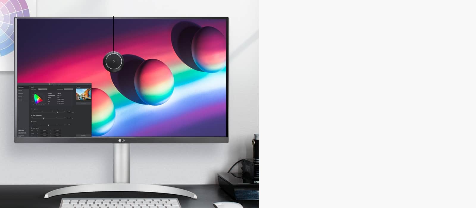Optymalizuj kolory za pomocą kalibracji sprzętowej przy użyciu narzędzia LG Calibration Studio