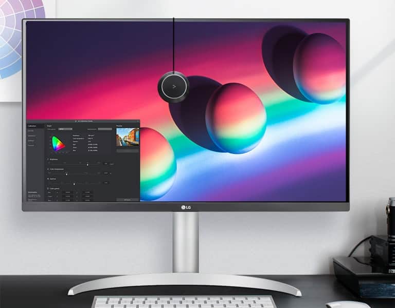 Optymalizuj kolory za pomocą kalibracji sprzętowej przy użyciu narzędzia LG Calibration Studio