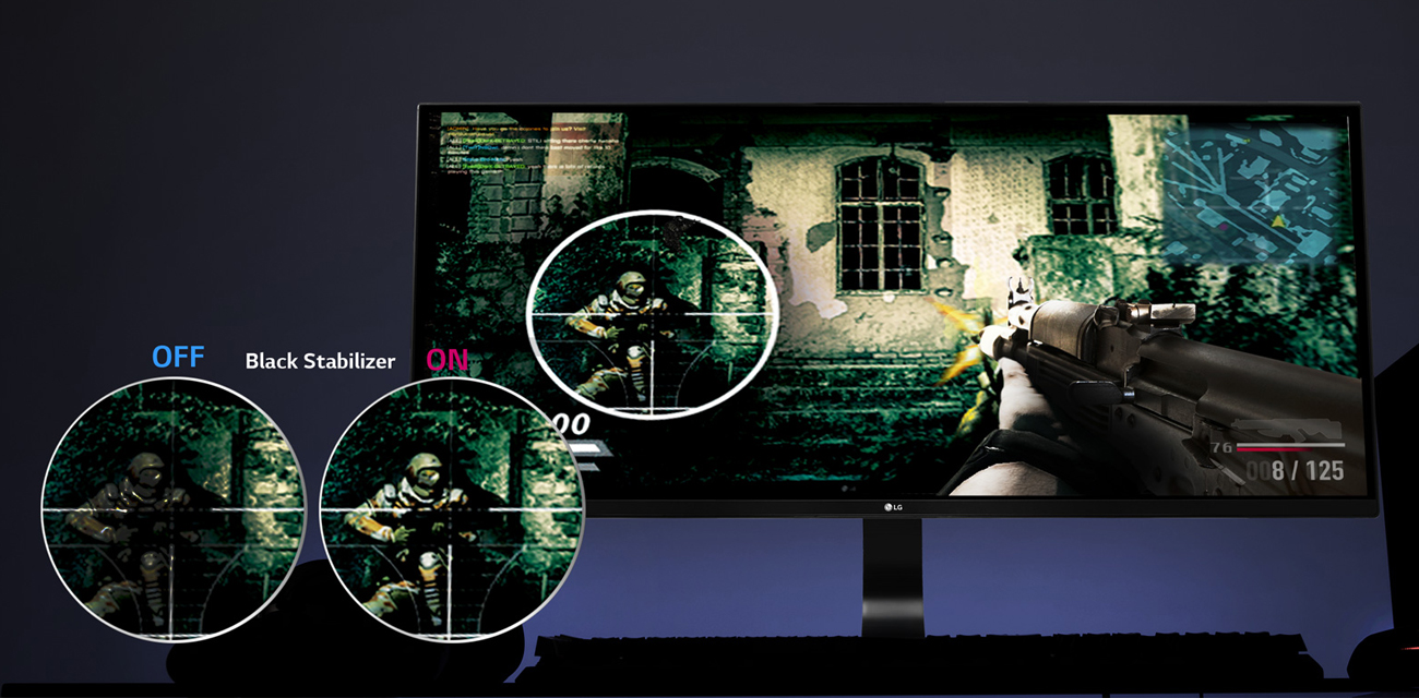 LG 29UM69G Black Stabilizer