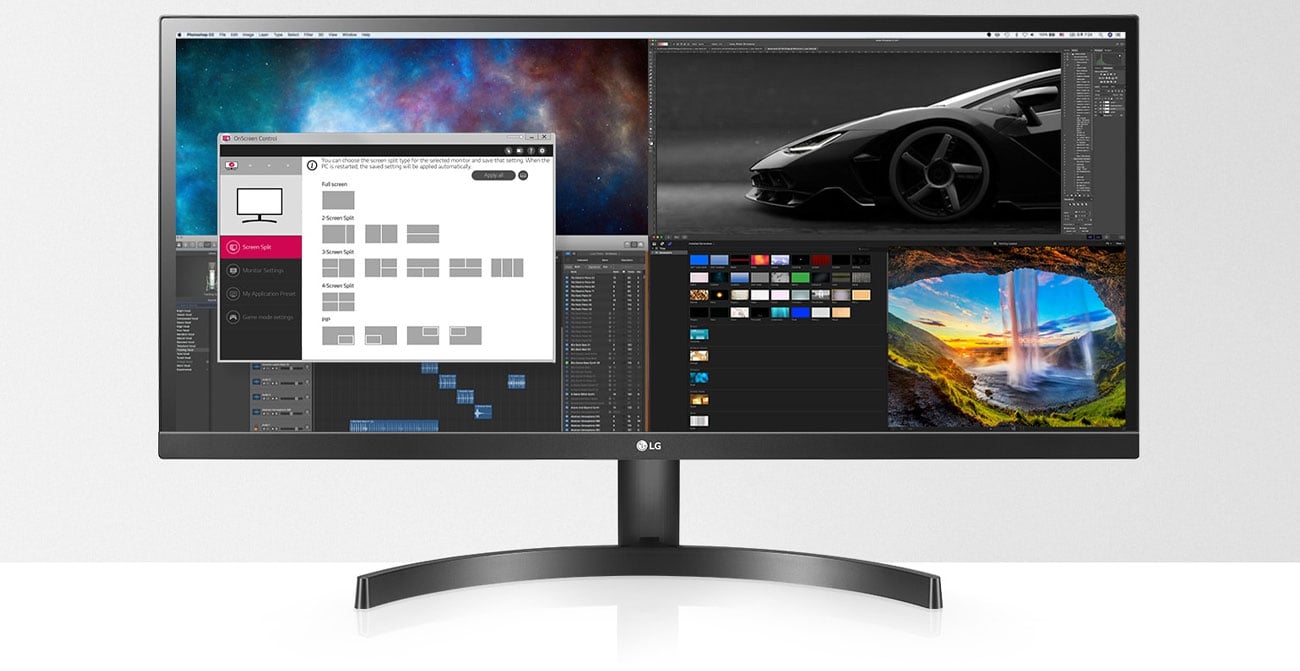 Wszechstronny monitor do domu i biura LG 34WL50S-B
