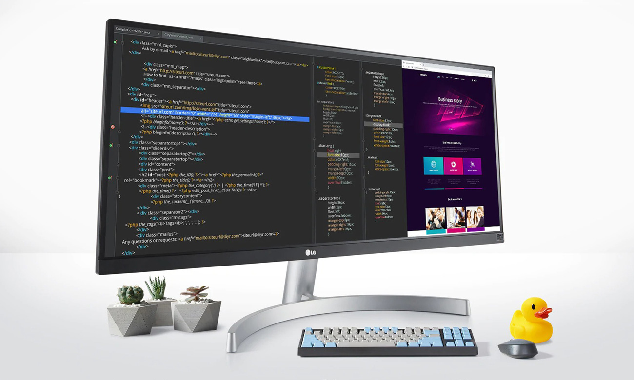 Monitor do domu i do biura LG 29WN600-W HDR