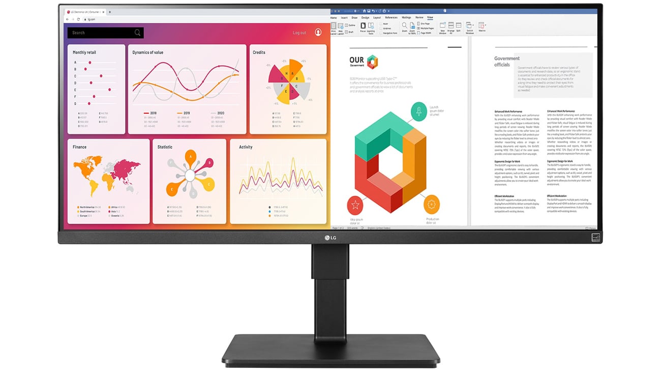 Monitor do domu i biura LG 34BN770-B