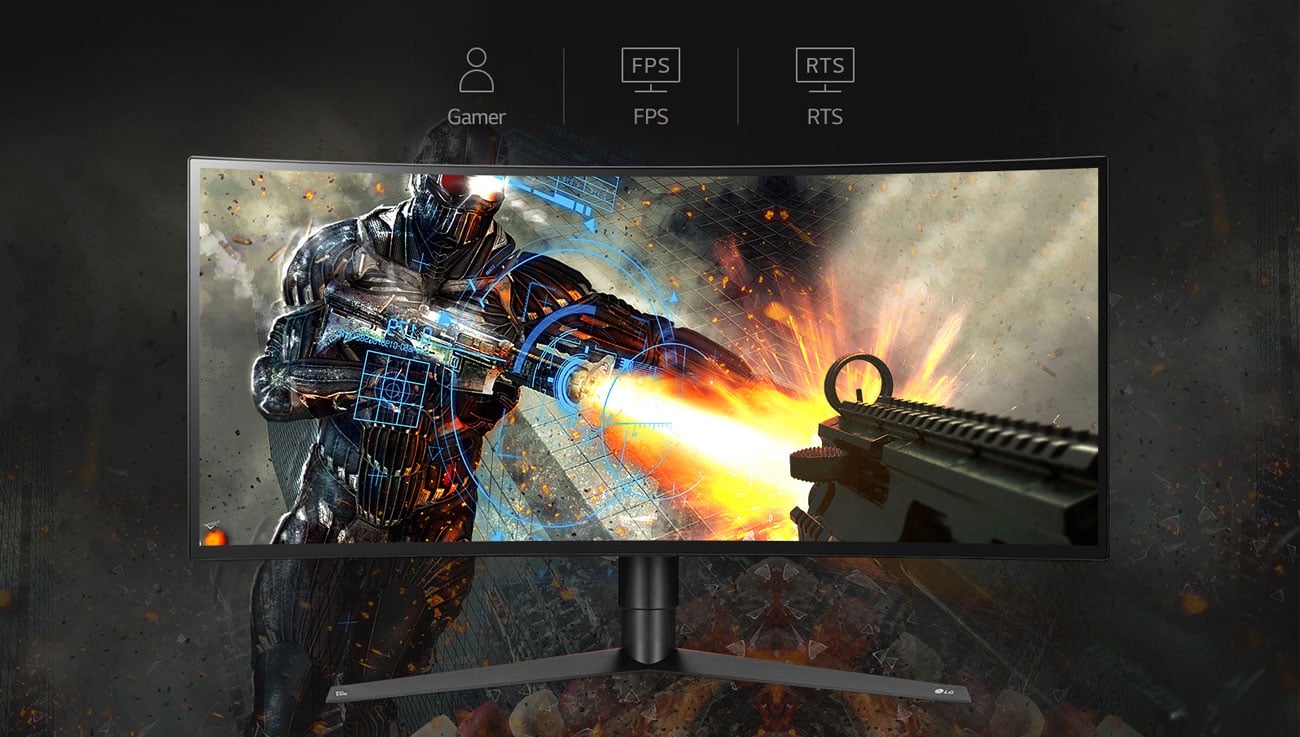 LG 34GK950F Tryby do gier