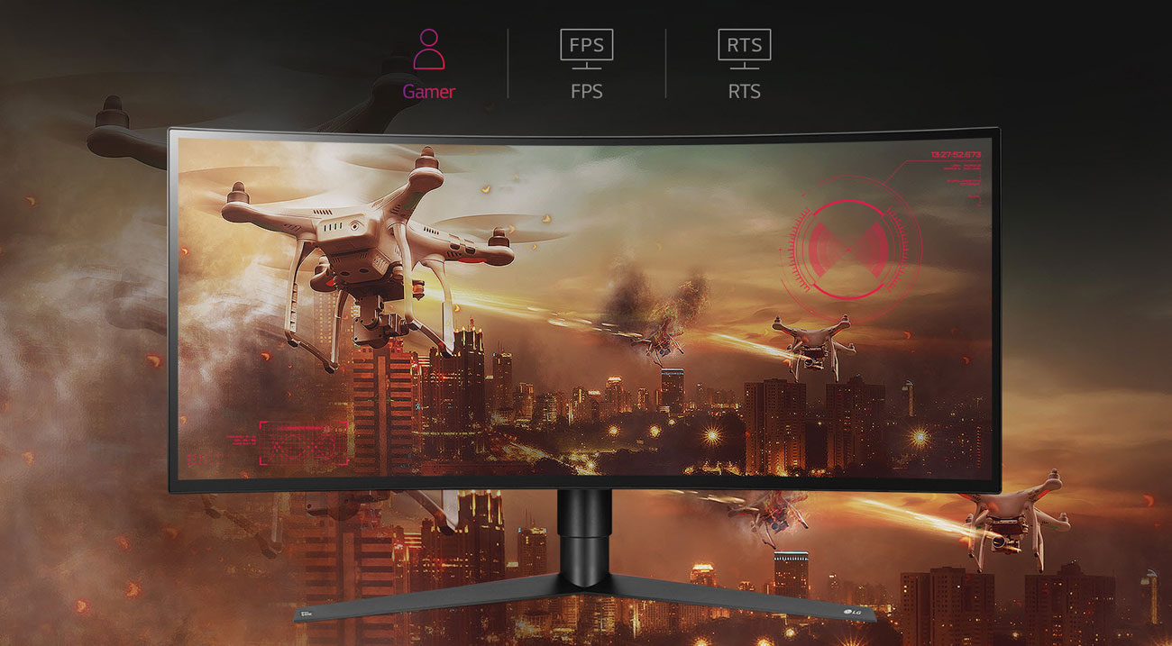 LG 34GK950G Tryby do gier
