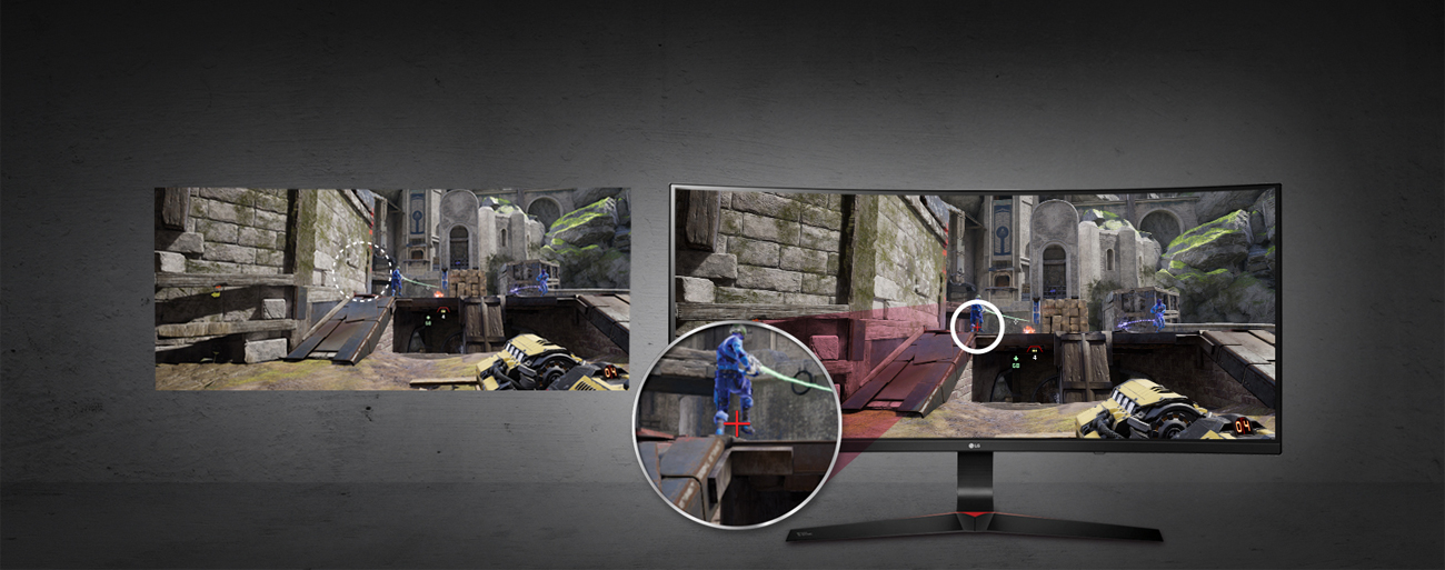 LG 34UC89G-B Funkcja Crosshair