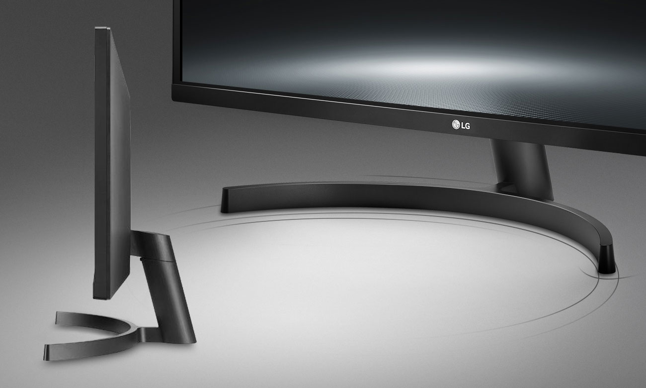 LG 34WK500-P Wszechstronna elegancja Podstawka Edge-Arc