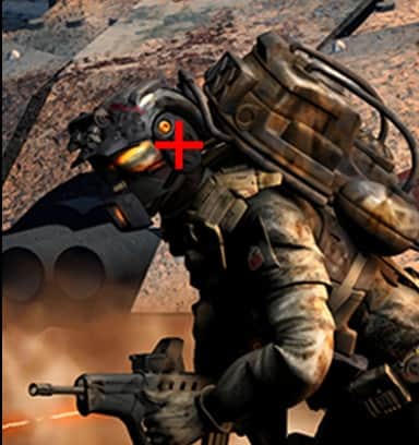 Tryb włączonego celownika