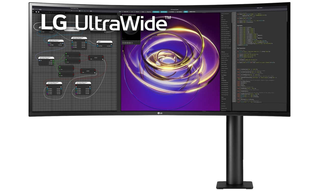 LG 34WP88CP-B widok z przodu