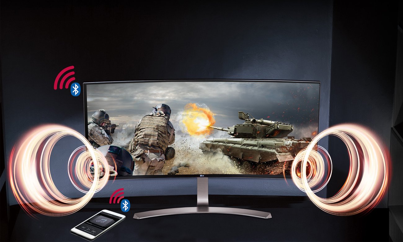 Wbudowan głośniki i funckja Bluetooth