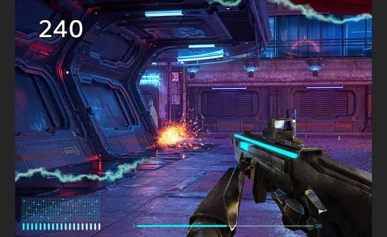 Display the FPS Counter in the corner of the screen.