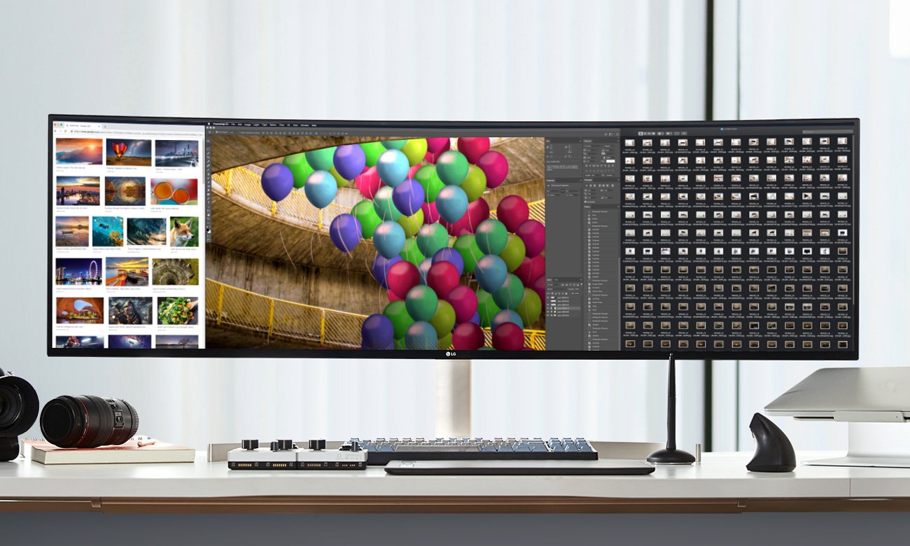 Monitor do grafiki i fotografii LG 49WL95C-W Curved
