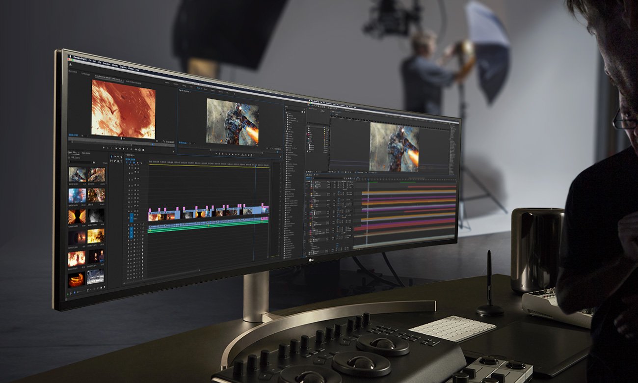 Monitor do grafiki i fotografii LG 49WL95C-W Curved