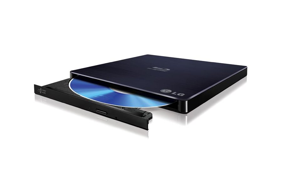 Nagrywarka Blu-Ray LG BP55EB40 otwarta