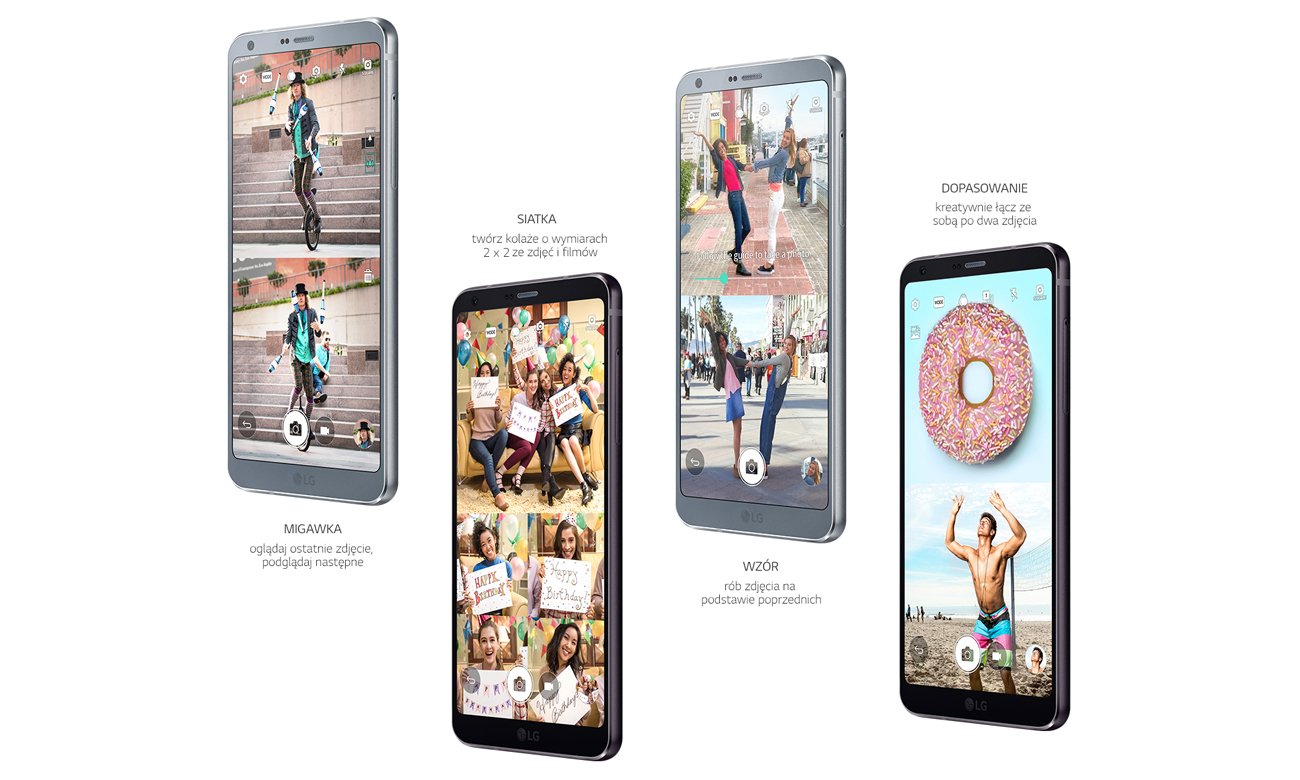 LG G6 tryb zdjęć kwadratowych