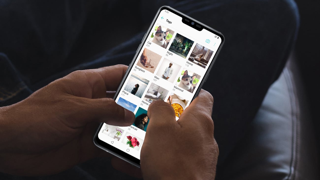 LG G7 ThinQ inteligentne funkcje przycisk google