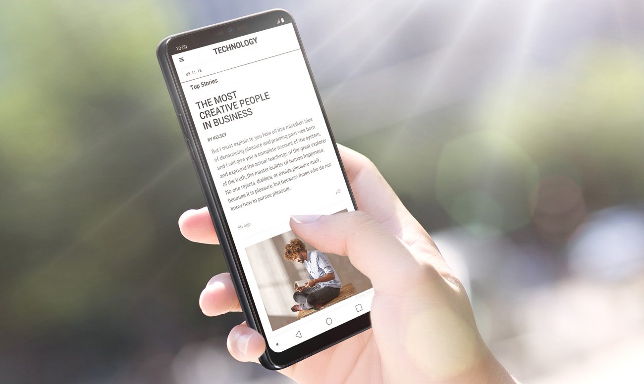 LG G7 fit ekran 6,1 QHD+ full vision