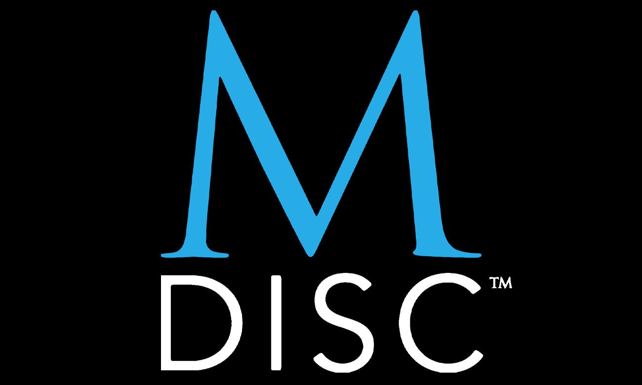 Grafik mit M-DISC-Logo