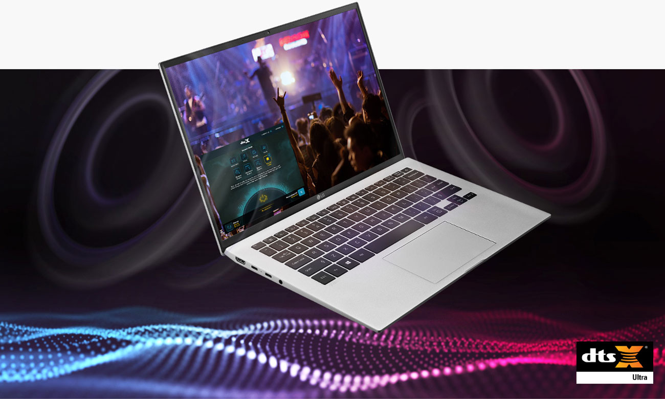 Porywający dźwięk LG GRAM 14