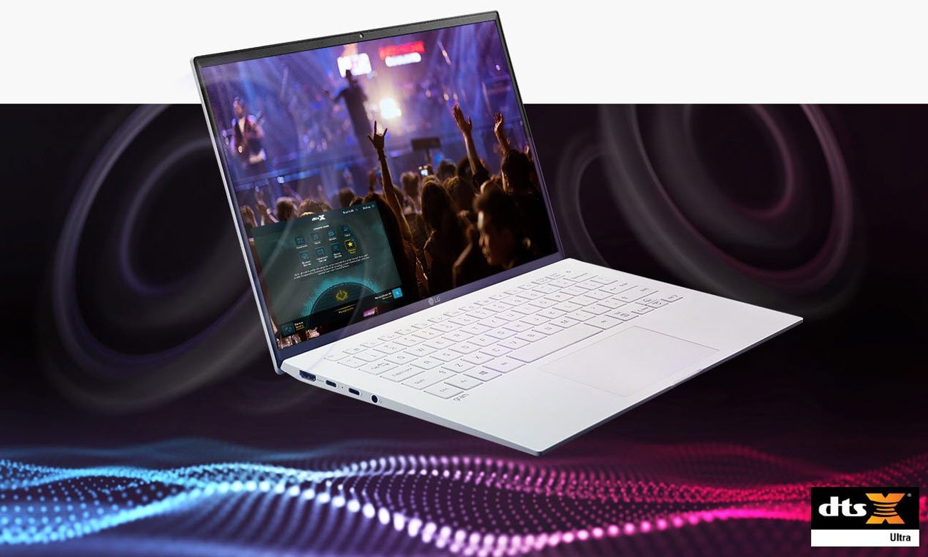 Porywający dźwięk LG GRAM 14