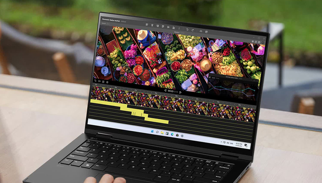 LG GRAM 2023 14Z90R laptop ultralekki