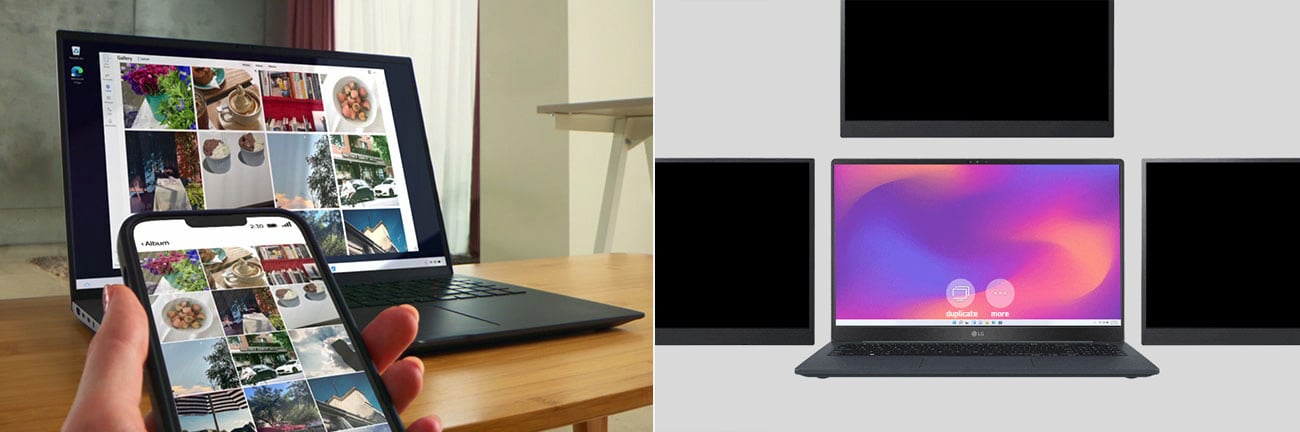 LG GRAM 2023 15Z90RT funkcje i aplikacje