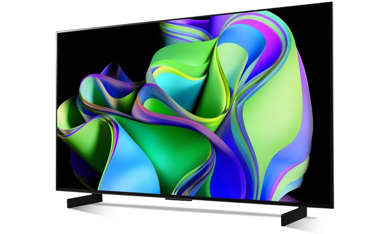 Telewizor LG C3 widok z przodu