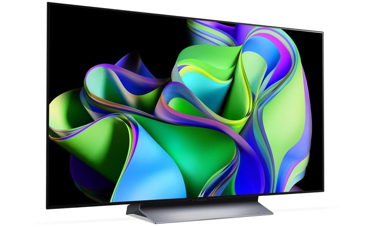 Telewizor LG C3 widok z przodu