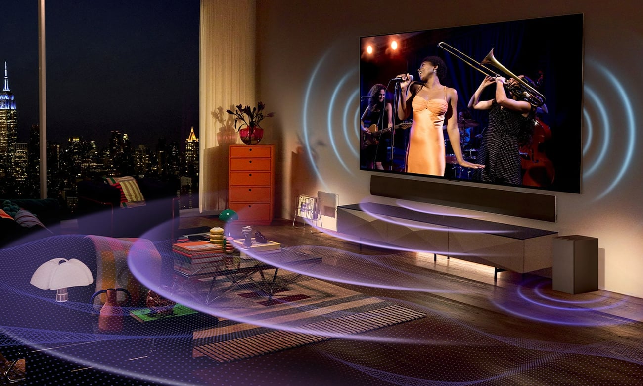 LG OLED55C32LA dźwięk i obraz