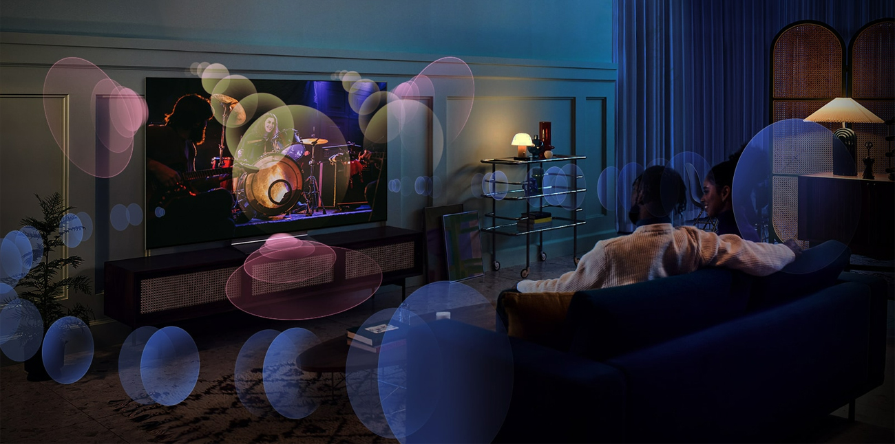 LG OLED55CS6LA otaczający dźwięk