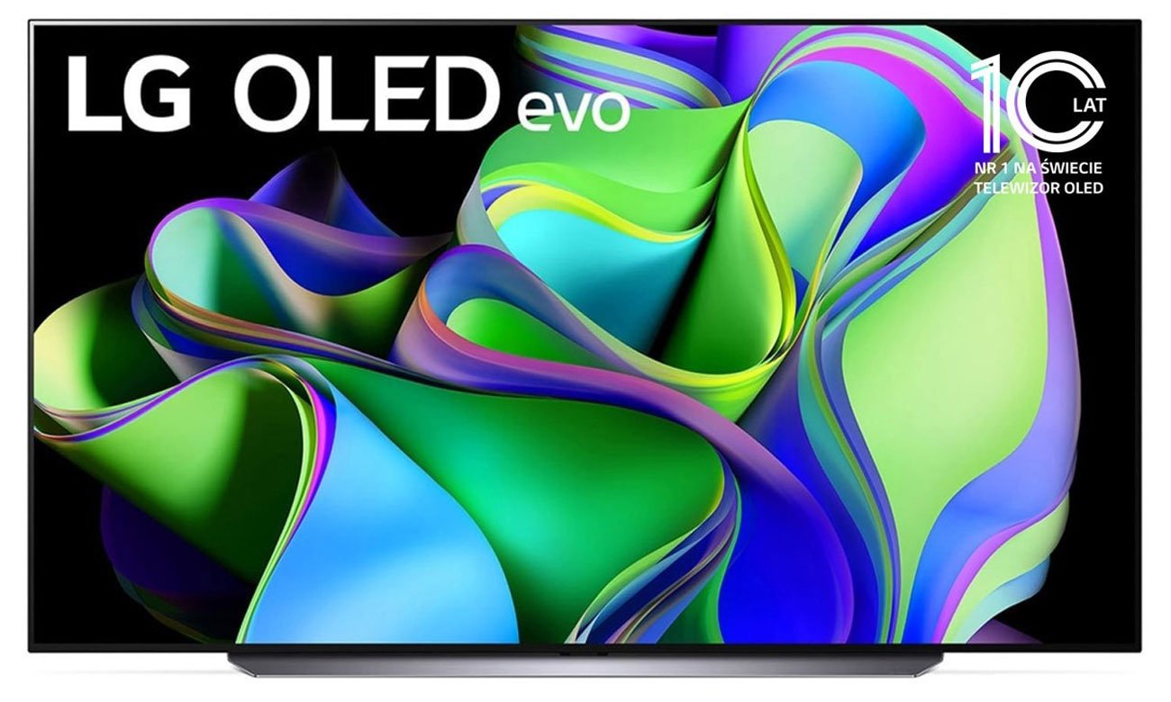 Telewizor LG OLED83C31LA widok z przodu