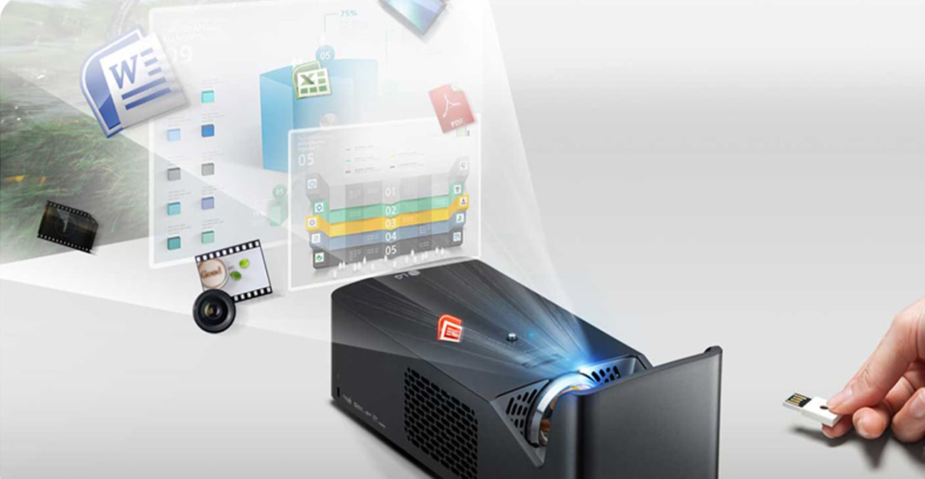 LG PF1000U LED DLP