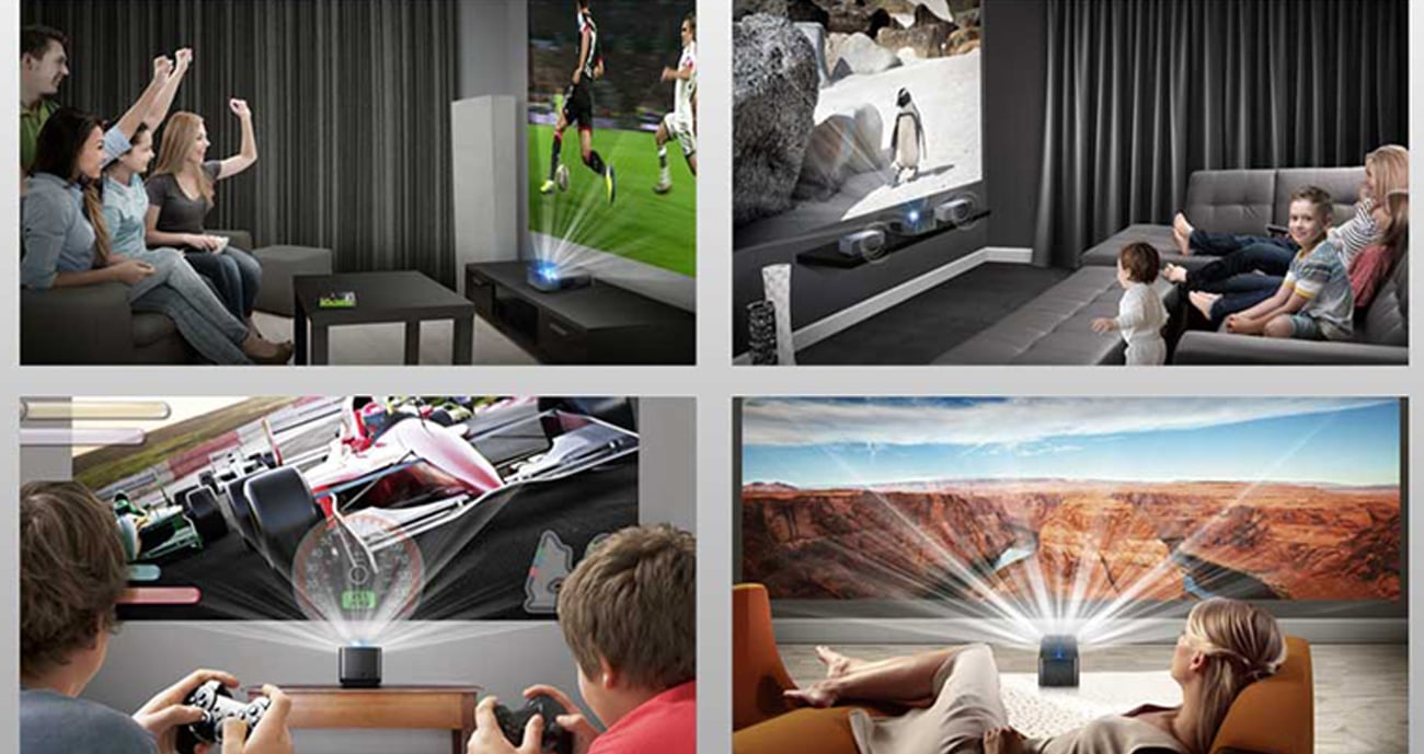 LG PF1000U LED DLP