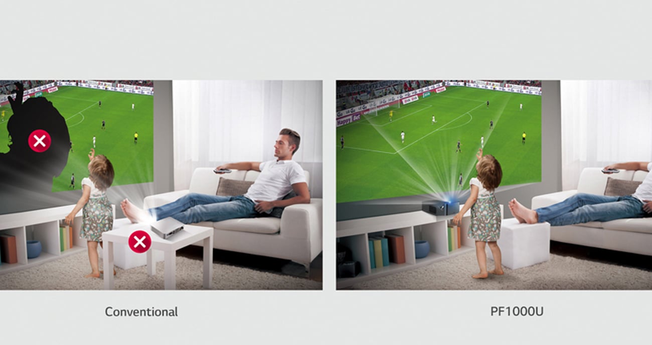 LG PF1000U LED DLP