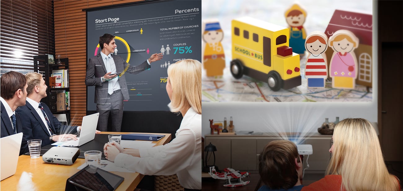 LG PW1500G żywe barwy