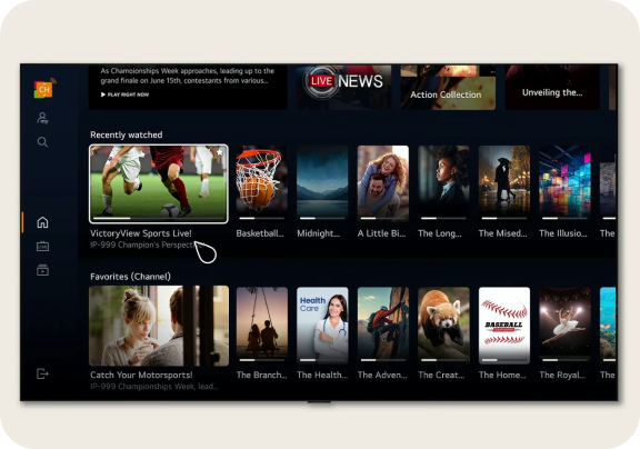 Trzy przekreślone ikony z podpisami: No payment, No subscription i No Set-top