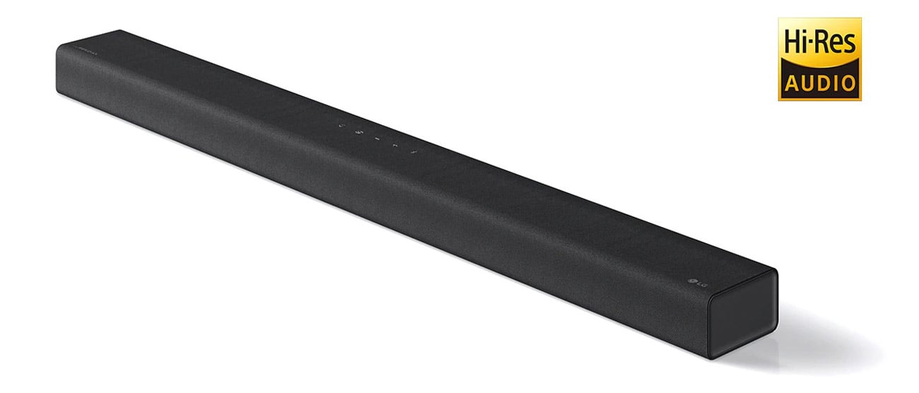 Soundbar LG S65Q widok z góry pod kątem