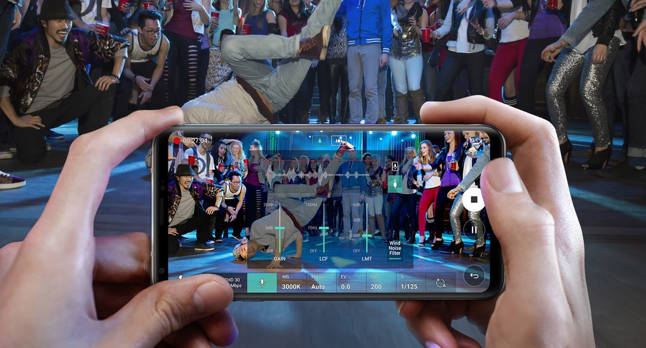 LG V30 mikrofon kierunkowy