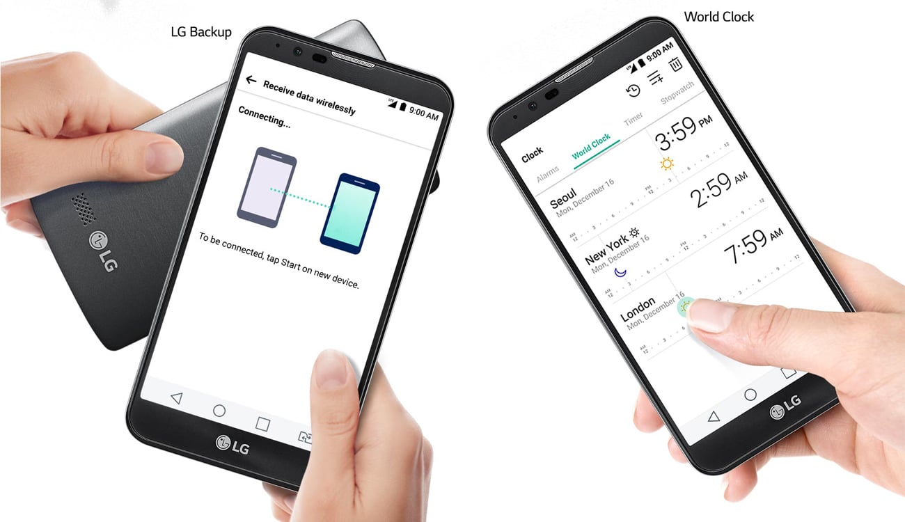 LG X Mach łączność NFC 