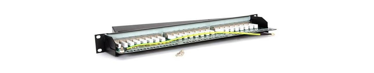 Linkbasic Patchpanel 24p modułowy panel z 24 modułami uporządkowanie kabli