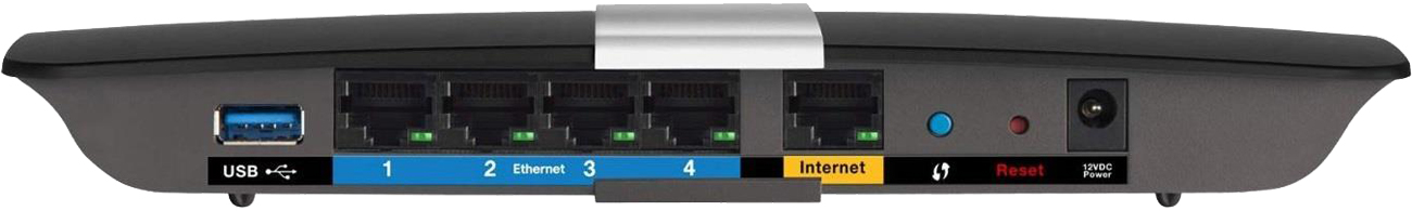 Router Linksys EA6200-EK widok złączy