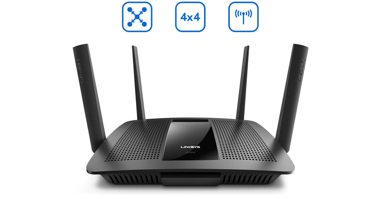 Linksys EA8500 czterny anteny 4x4 AC